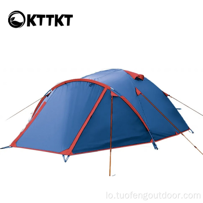 3.2 ກິໂລແມັດສີຟ້າ Camping Camping Tent Tent Tent ຕ້ານທານ